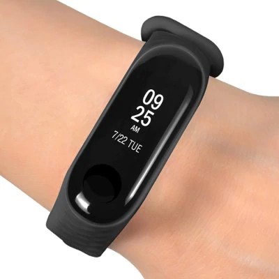 بند سیلیکونی طرح دار دستبند هوشمند شیائومی Mi Band 3 Silicone