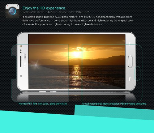 محافظ صفحه نمایش شیشه ای نیلکین سامسونگ Nillkin H Glass Samsung Galaxy J5 2016 / J510 