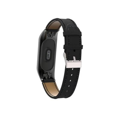 بند چرمی دستبند سلامتی شیائومی Xiaomi Mi Band 3 Leather Strap