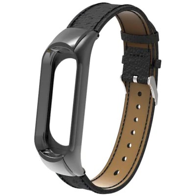 بند چرمی دستبند سلامتی شیائومی Xiaomi Mi Band 3 Leather Strap