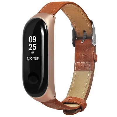 بند چرمی دستبند سلامتی شیائومی Xiaomi Mi Band 3 Leather Strap