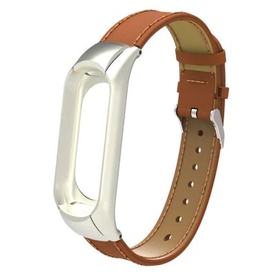 بند چرمی دستبند سلامتی شیائومی Xiaomi Mi Band 3 Leather Strap