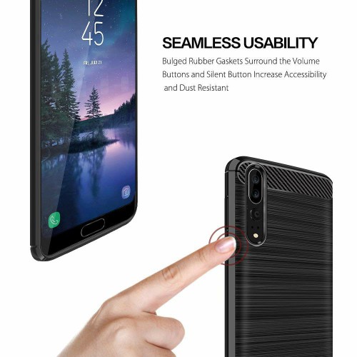 قاب فیبر کربنی Huawei P20 Pro Rugged Armor Case