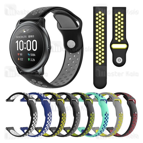 بند سیلیکونی طرح نایکی ساعت هوشمند Xiaomi Amazfit GTR 2 / GTR 47mm / GTR 2e Strap Silicone Band