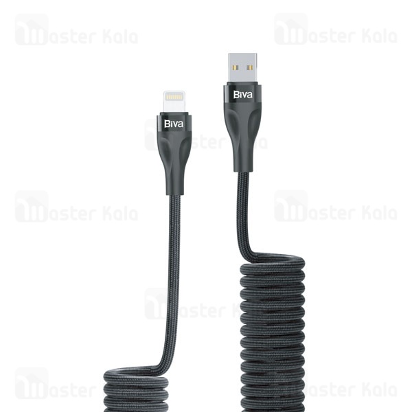 کابل لایتنینگ فنری بیوا Biva C-25L Stretchable