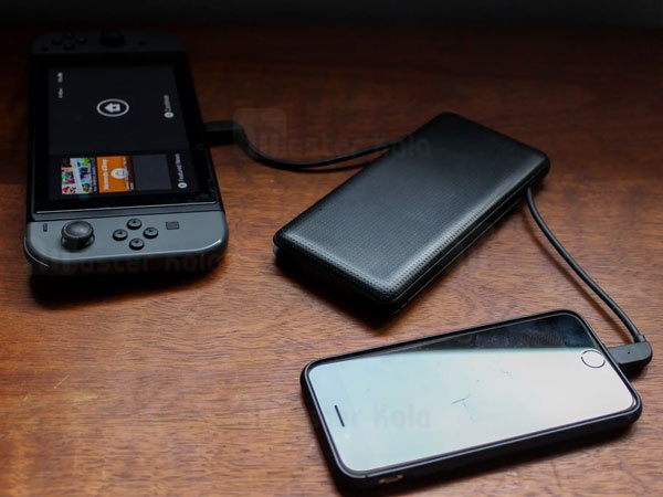 Battery indicator on powerbank