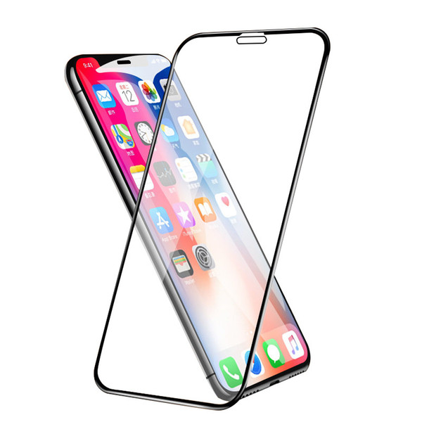 محافظ صفحه شیشه ای تمام صفحه تمام چسب Benovo آیفون Apple iPhone X / XS