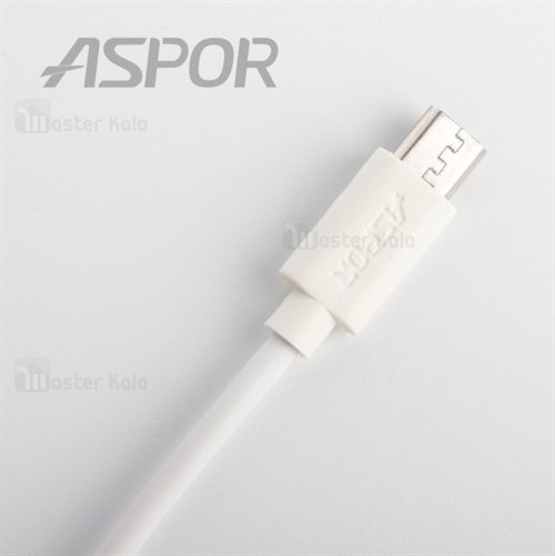 کابل میکرو یو اس بی اسپور Aspor A171 Rapid Cable با توان 2.1 آمپر