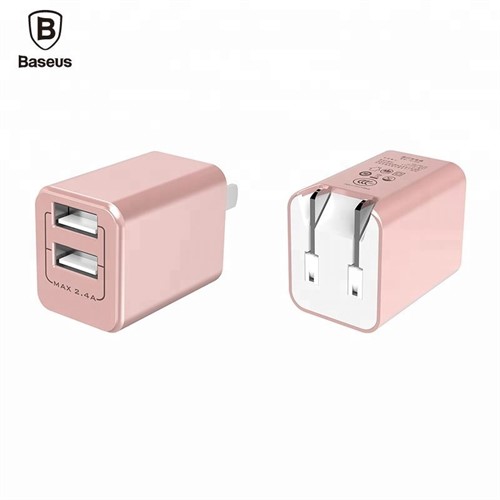 شارژر دیواری 2 پورت بیسوس Baseus Traveler Dual USB Charger