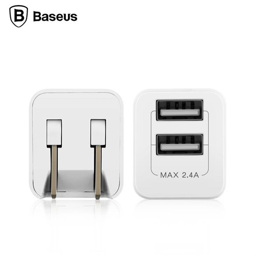 شارژر دیواری 2 پورت بیسوس Baseus Traveler Dual USB Charger