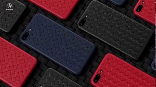 قاب طرح چرم و حصیری Baseus BV Weaving مناسب Apple iPhone 7 Plus/8 Plus