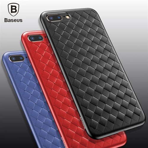 قاب طرح چرم و حصیری Baseus BV Weaving مناسب Apple iPhone 7 Plus/8 Plus