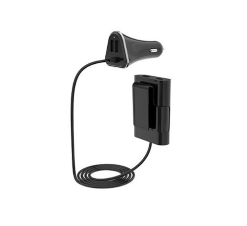 شارژر فندکی و هاب 4 پورت Devia Ibox Carhub 4 USB Port مناسب اتومبیل