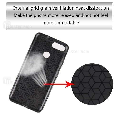 قاب فیبر کربنی Asus Zenfone 4 Max Plus M1 ZB570TL Haimen Fiber Carbon Texture