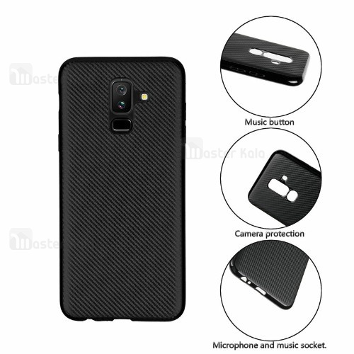 قاب فیبر کربنی Samsung Galaxy A6 Plus 2018 Haimen Fiber Carbon Texture