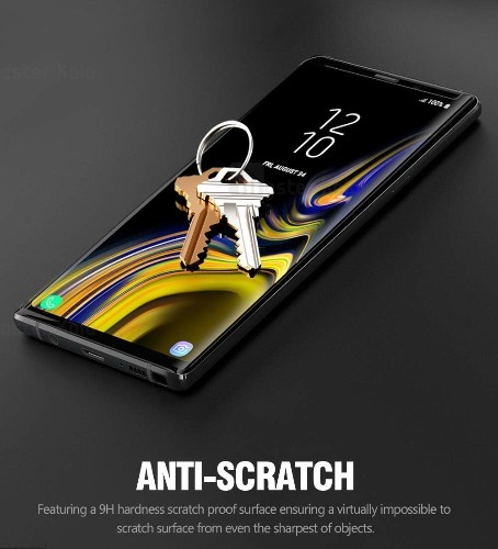 گلس تمام چسب و محافظ پشت Samsung Galaxy Note 9 Kulicci Glass