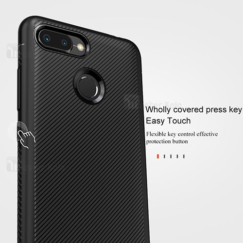 قاب طرح فیبر کربنی Xiaomi Redmi 6 Kugi Rugged Armor