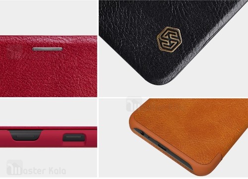 کیف چرمی Samsung Galaxy J8 / J810 Nillkin Qin Leather Case