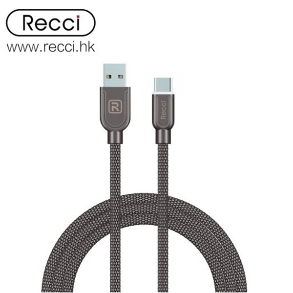 کابل Type C رسی Recci RCT-T100 ARMOR Type-C Cable