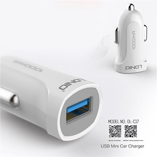 شارژر فندکی با 1 درگاه USB مارک LDNIO DL-C17