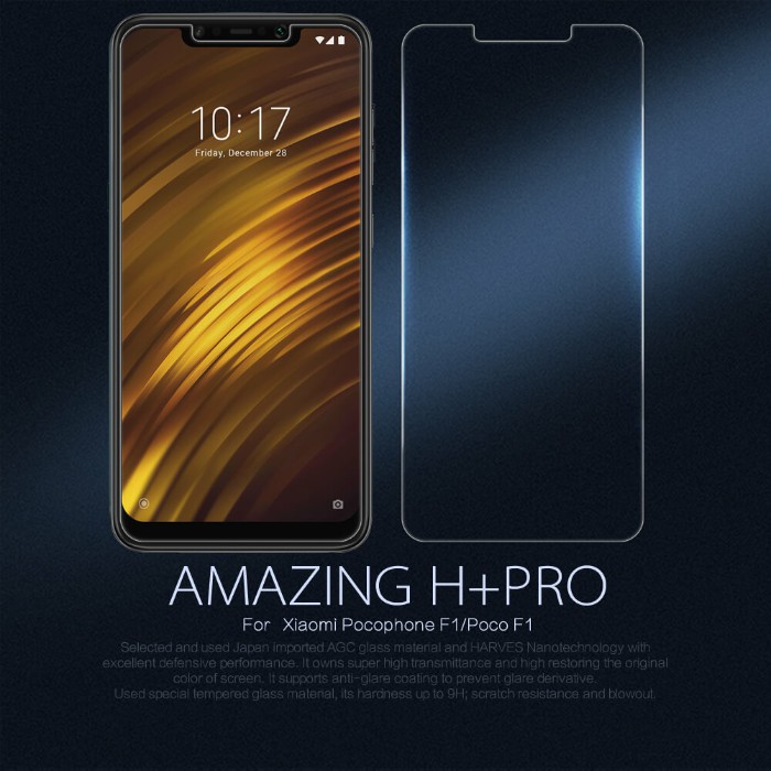 محافظ صفحه نمایش شیشه ای نیلکین H+ Pro Glass Xiaomi Pocophone F1 / Poco F1