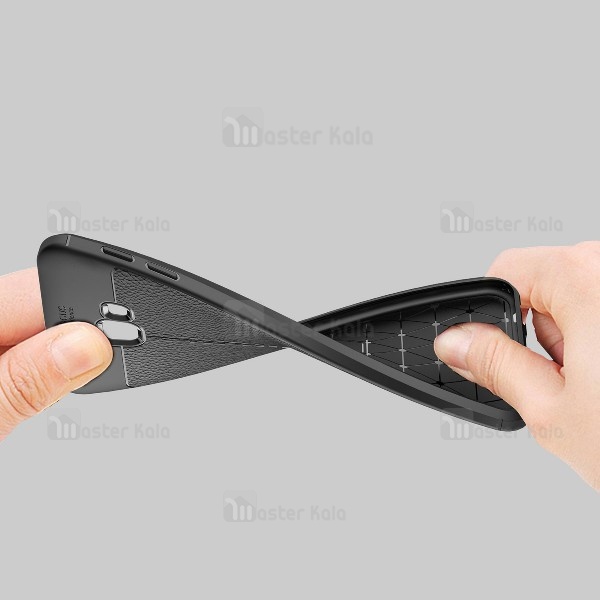 قاب محافظ طرح چرم Samsung Galaxy J4 Plus Auto Focus Jelly Case