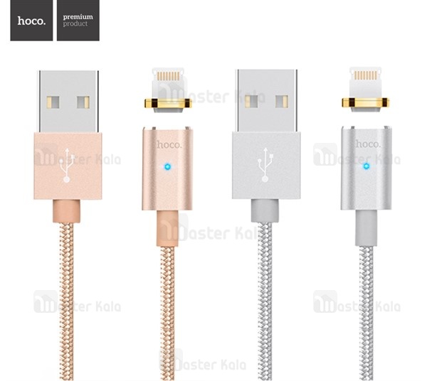 کابل مگنتی لایتنینگ 2.4 آمپری هوکو HOCO U16 Magnetic Cable