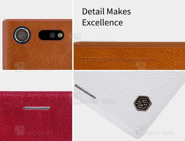کیف چرمی Sony Xperia XZ Premium Nillkin Qin Leather Case