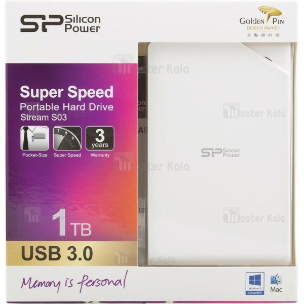 هارد اکسترنال سیلیکون پاور 1 ترابایت Silicon Power Stream S03 