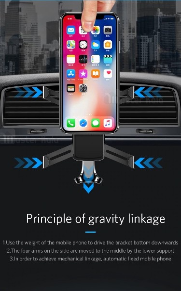 هولدر و پایه نگهدارنده موبایل ارلدوم Earldom ET-EH39 Gravity Car Mount