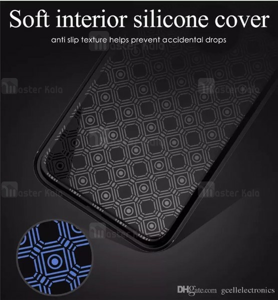 قاب فیبر کربنی Apple iPhone XS Max Becation Litchi Rugged Armor Case