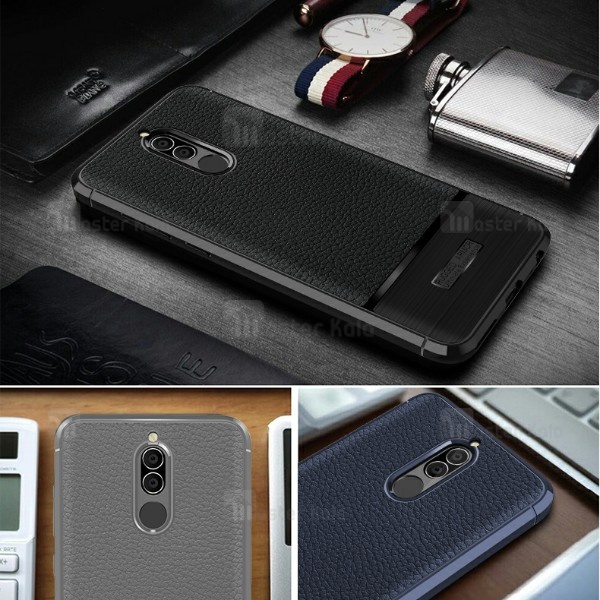 قاب فیبر کربنی Huawei Mate 10 Lite Becation Litchi Rugged Armor Case