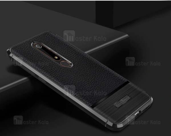 قاب فیبر کربنی Nokia 6.1 2018 Becation Litchi Rugged Armor Case