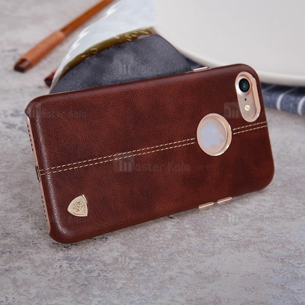 کاور محافظ چرمی نیلکین مدل Englon مناسب Apple iPhone 8