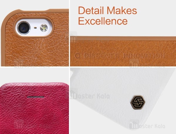 کیف چرمی نیلکین مدل Qin مناسب Apple iPhone 5 / 5S / SE