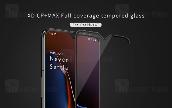 محافظ صفحه شیشه ای تمام صفحه نیلکین هواوی OnePlus 6T XD CP+ Max