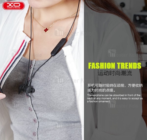 هندزفری بلوتوث ایکس او XO BS3 Bluetooth Earphone گردنی و مگنتی