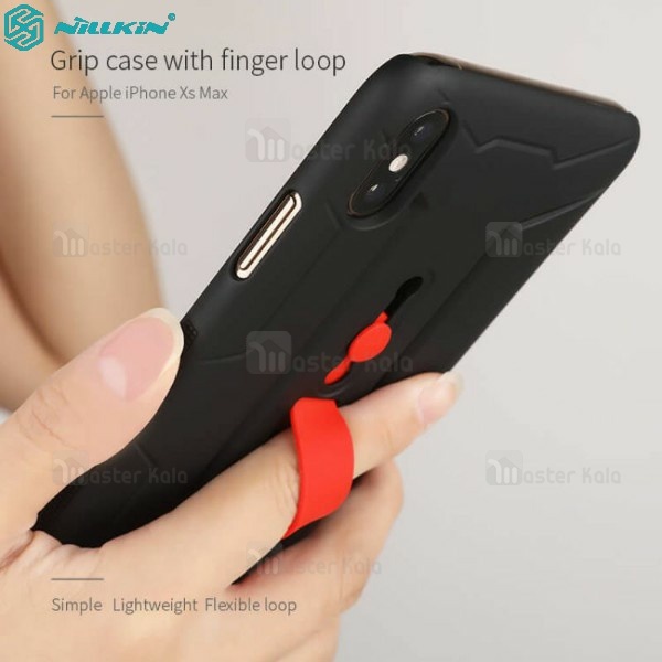قاب محافظ انگشتی نیلکین آیفون Apple iPhone XS Max Grip case with finger