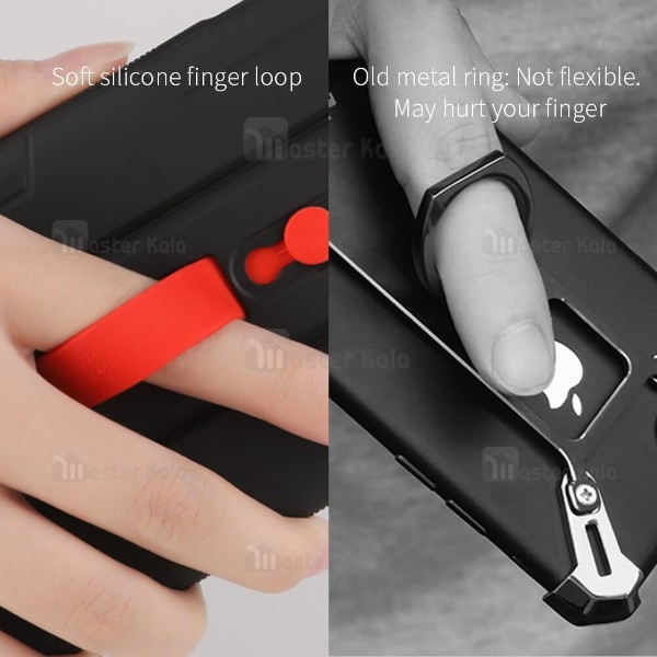 قاب محافظ انگشتی نیلکین آیفون Apple iPhone XS Max Grip case with finger