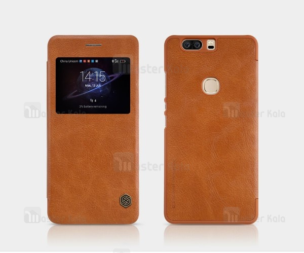 کیف چرمی هوشمند نیلکین هواوی Huawei Honor V8 Nillkin Qin