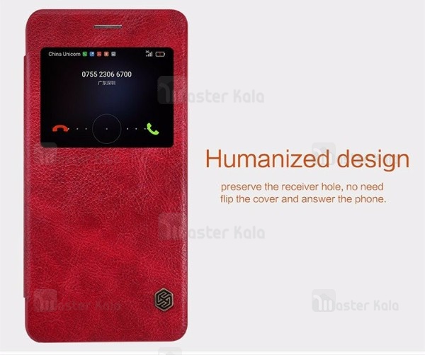 کیف چرمی هوشمند نیلکین هواوی Huawei Honor V8 Nillkin Qin