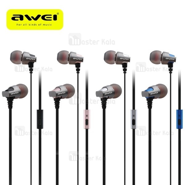 هندزفری سیمی AWEI ES-860i IN-Ear Headphones ساختار تو گوشی