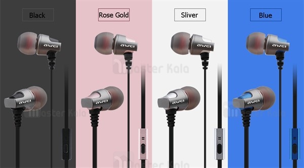 هندزفری سیمی AWEI ES-860i IN-Ear Headphones ساختار تو گوشی