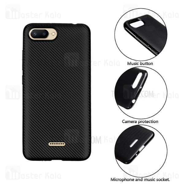 قاب فیبر کربنی Xiaomi Redmi 6A Haimen Fiber Carbon Texture