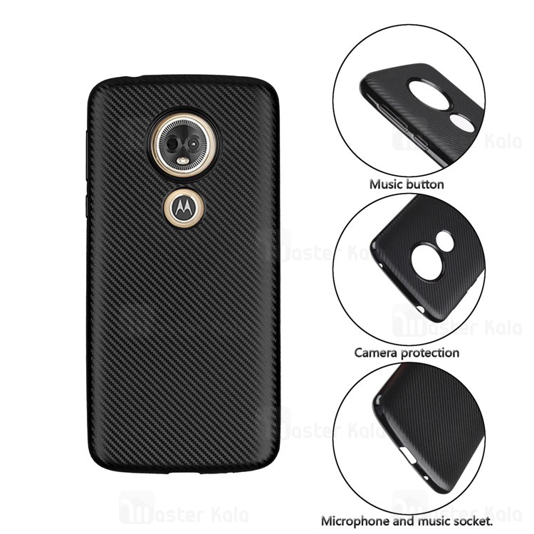 قاب فیبر کربنی Motorola Moto E5 Plus Haimen Fiber Carbon Texture