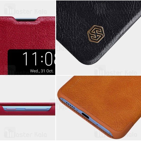 کیف چرمی هوشمند نیلکین هواوی Huawei Mate 20 Nillkin Qin Leather Case