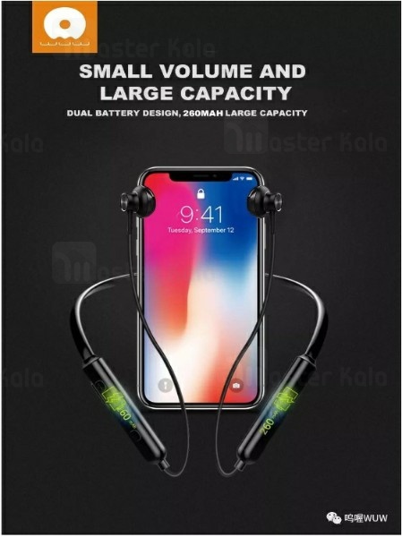 هندزفری بلوتوث wuw R40 Sports Magnetic Headset