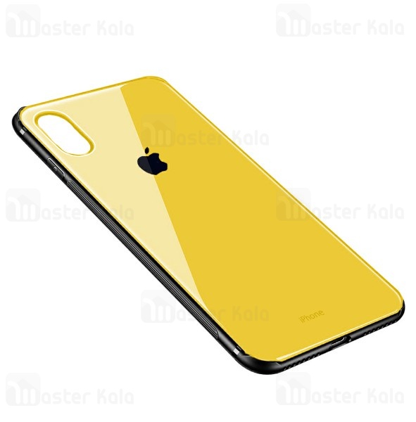 قاب پشت شیشه ای آیفون Apple iPhone XS Max Glass Phone Case ضدخط و خش