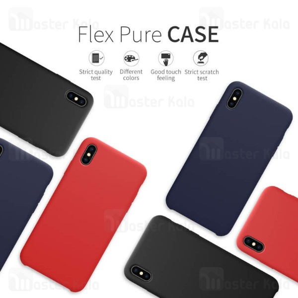 قاب سیلیکونی نیلکین Apple iPhone XS Max Nillkin Flex PURE cover case
