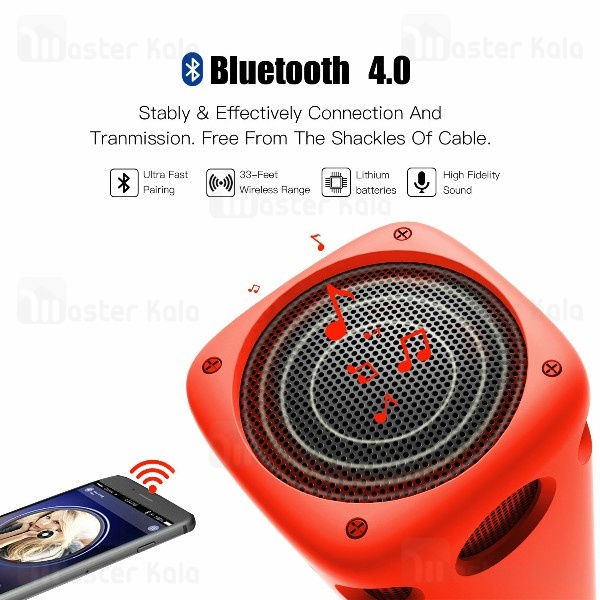 اسپیکر بلوتوثی چراغ قوه Puridea i2 Portable Bluetooth Speaker 8000mAh